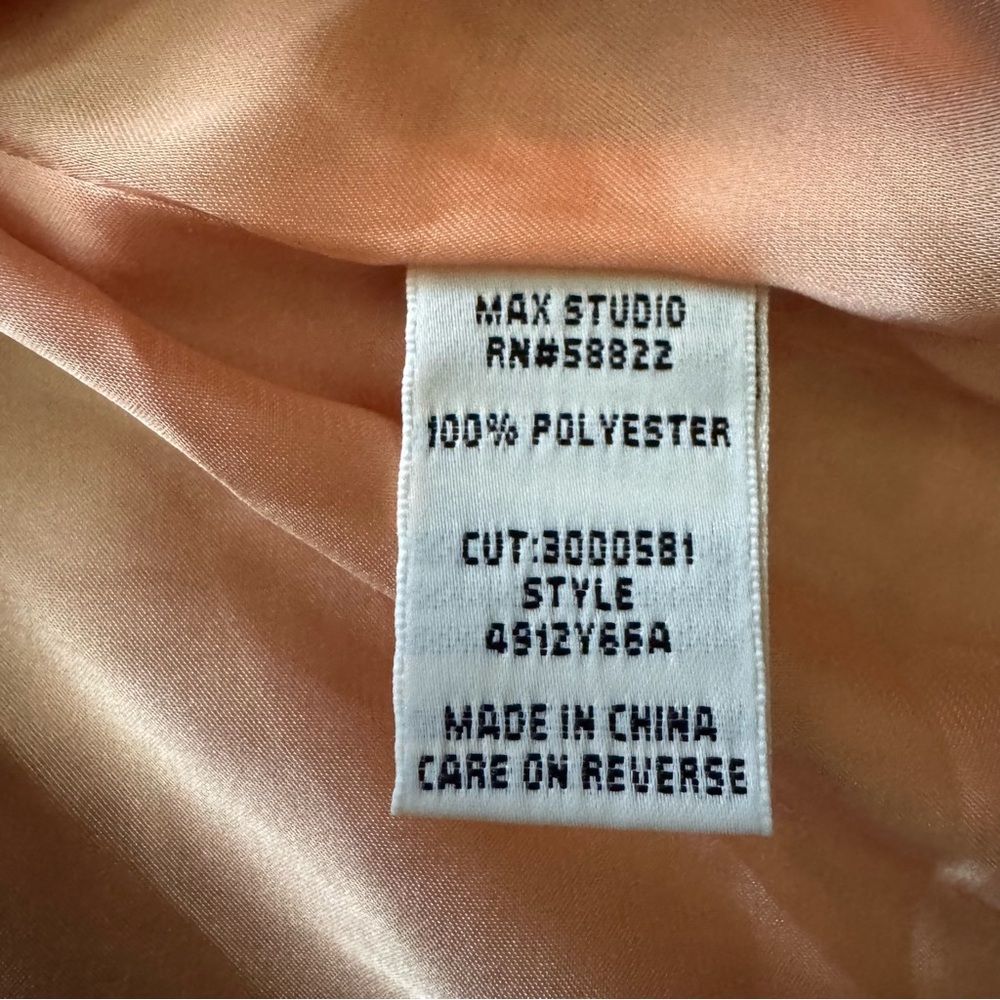 Max Studio Scarf Print Sleeveless Shift Dress XS Lined Chiffon - Picture 10 of 10